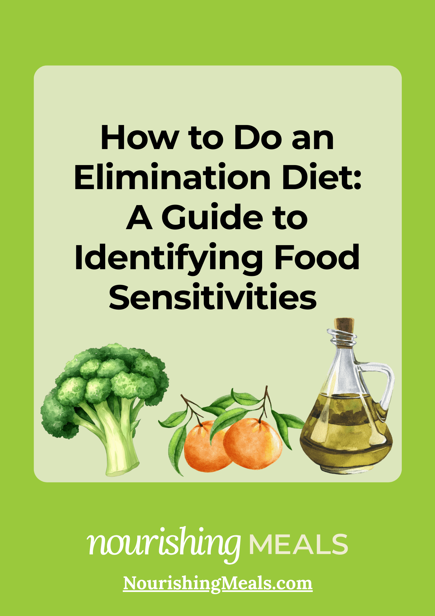 How to Do an Elimination Diet PDF COVER